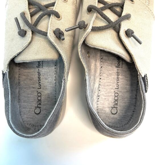 NWOT Chaco Chillos canvas slip on sneakers men’s shoes. - Picture 4 of 8